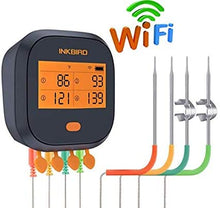 Load image into Gallery viewer, Inkbird WiFi Grill Thermometer IBBQ-4T