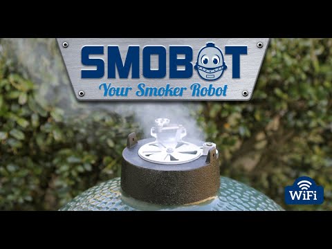  SMOBOT WiFi Kamado Grill and Smoker Temperature